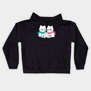 Cat Love Kids Hoodie